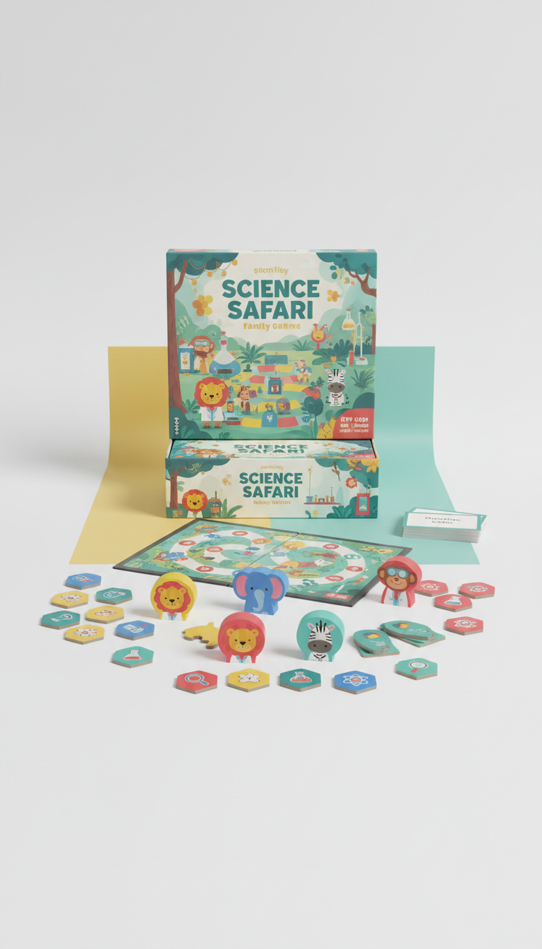 Science Safari Family Board Game